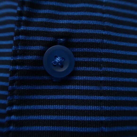 Under Armour Navy Striped Performance Polo (S) OMG! ⛳️ - Picture 3 of 10
